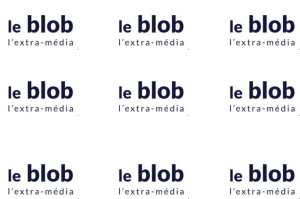 logo le blob, l'extra média