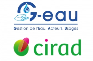 logos G-eau et Cirad